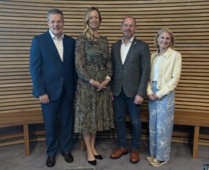 Van Links naar rechts: Markus Luthe (Germany), Veronika Šiklová (Slovakia), Marek Harbuľák (Slovakia), Maria Dinböck (Austria)